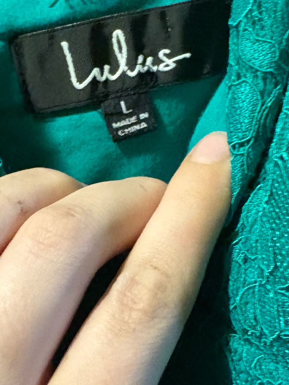 Lulus Blue Ruffle Dress NWT - Picture 3 of 5
